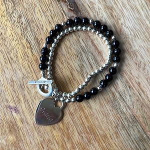 Beaded monogram “Karla” bracelet